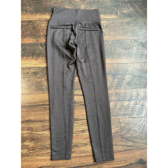 Athleta Delancey Houndstooth Tights Leggings Pants Brown Black XXS - Picture 5 of 11